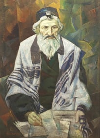 Nathan Altman- Portrait of a Rabbi 1915-20