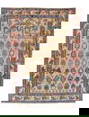 Antique Caucasian Shirvan Rug 4'4" x 6'1" (1.32 x 1.85 M)