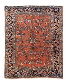 Antique Persian Lillihan Rug 5'2" x 6'4" (1.57 x 1.93 M)