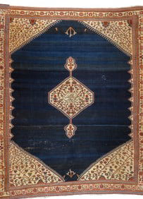 Antique Persian Bakhshayesh Rug 9'8" x 11'6" (2.95 x 3.51 M)