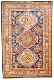 Fine PAK Kazak Wool Rug 5'2" x 7'9" (1.57 x 2.36 M)