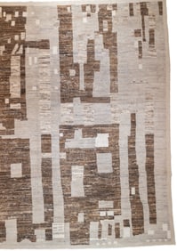 Fine Contemporary Moroccan Wool Rug 8'8" x 11'9" (2.64 x 3.58 M)