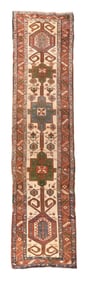 Antique Persian Bakhshaish Long Rug 3'4" x 14' (1.02 x 4.27 M)