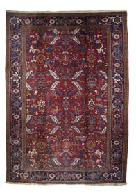 Vintage Persian Heriz Rug 8' x 11'2" (2.44 x 3.40 M)