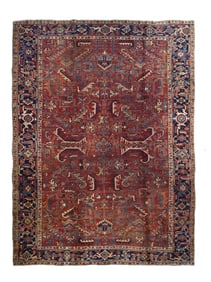 Vintage Persian Heriz Rug 8' x 10'9" (2.44 x 3.28 M)