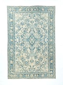 Vintage Persian Malayer Rug 4'3" x 6'6" (1.30 x 1.98 M)