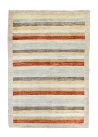 Vintage Persian Gabbeh Rug 4'0" x 6'3" (1.22 x 1.91 M)