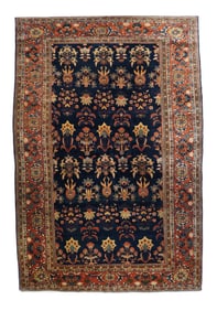 Antique Persian Mohajeran Sarouk Rug 9'5" x 13'5" (2.87 x 4.09 M)