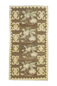 Turkish Oushak Rug 2'8" x 5' (0.81 x 1.52 M)