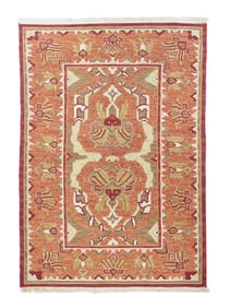 Turkish Sumak Rug 4'1" x 6'1" (1.24 x 1.85 M)