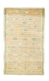 Vintage Turkish Kilim Rug 3'2" x 5'8" (0.97 x 1.73 M)