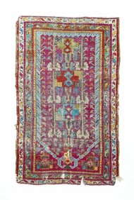 Antique Turkish Rug 3'6" x 5'7" (1.07 x 1.70 M)