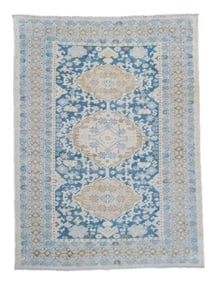 Turkish Oushak Rug 3'7" x 4'10" (1.09 x 1.47 M)