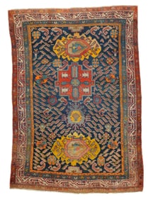 Antique Persian Malayer Rug 4'4" x 6'2" (1.32 x 1.88 M)
