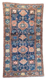 Antique Persian Malayer Rug 3'4" x 6'2" (1.02 x 1.88 M)