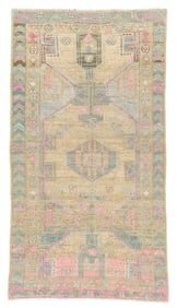 Vintage Kurdish Rug 3'2" x 5'10" (0.97 x 1.78 M)