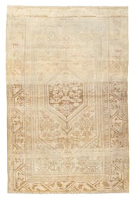 Antique Persian Malayer Rug 4'3" x 6'8" (1.30 x 2.03 M)