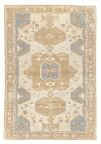 Vintage Persian Malayer Rug 3'2" x 4'8" (0.97 x 1.42 M)