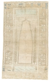 Turkish Oushak Rug 2'10" x 4'9" (0.86 x 1.45 M)