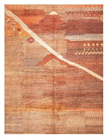 Fine Contemporary Wool Rug 10' x 12'10" (3.05 x 3.91 M)