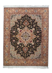 Persian Tabriz Rug 5'0'' x 6'0'' (1.52 x 1.83 M)