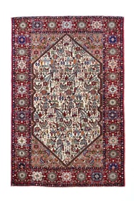 Vintage Persian Tafresh Rug 4'3" x 6'5" (1.30 x 1.96 M)