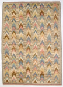 Vintage Swedish Designer Rug 5?1" x 7?3" (1.55 x 2.21 M)