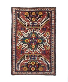 Antique Kazak Rug 4'9" x 7?2" (1.45 x 2.18 M)