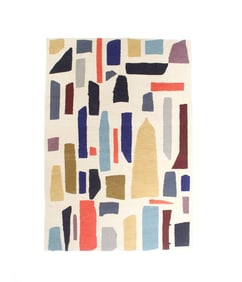 Vintage Swedish Kilim Rug 6'1" x 8?10" (1.85 x 2.69 M)