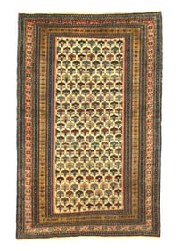 Antique Caucasian Kuba Rug 3'6" x 5?4" (1.07 x 1.63 M)