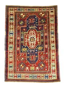 Antique Caucasian Kazak Rug 5'1" x 7?4" (1.55 x 2.24 M)