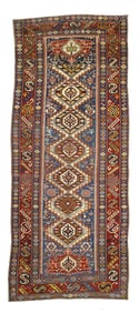 Antique Caucasian Shirvan Rug 3'9" x 8?11" (1.14 x 2.72 M)