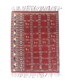 Antique Verneh Kilim Rug 5'7" x 7? (1.70 x 2.13 M)