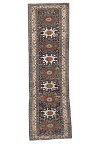 Antique Shirvan Rug 2'11" x 9?10" (0.89 x 3.00 M)