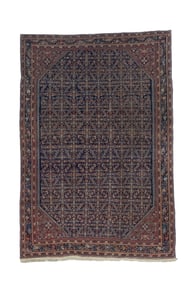 Antique Persian Farahan Rug 4'3" x 6?2" (1.30 x 1.88 M)