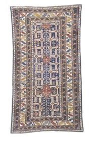 Antique Shirvan Rug 3'8" x 6?10" (1.12 x 2.08 M)