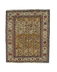 Antique Kuba Rug 4? x 5?8" (1.22 x 1.73 M)