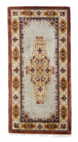 Vintage Silk Chinese Rug 2'3" x 4'7" (0.69 x 1.40 M)