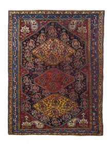 Antique Persian Qashqai Rug 5'1" x 7'1" (1.55 x 2.16 M)