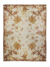 Aubusson Rug 7'7" x 10' (2.31 x 3.05 M)