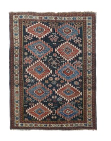 Antique Caucasian Shirvan Rug 2'9" x 3'9" (0.84 x 1.14 M)