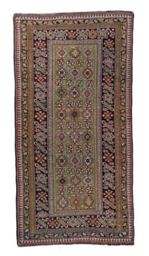 Antique Caucasian Shirvan Rug 3'6" x 6'9" (1.07 x 2.06 M)