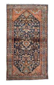 Antique Persian Malayer Rug 3'8" x 6'7" (1.12 x 2.01 M)
