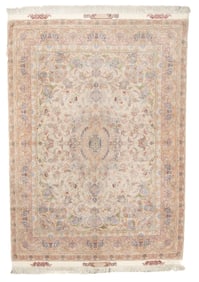 Extremely Persian Tabriz Rug 4'11" x 7'1" (1.50 x 2.16 M)