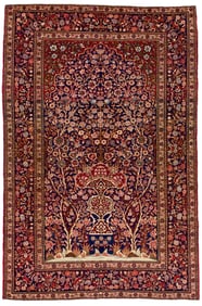 Isfahan (1 of pair) Rug 4'5" x 6'8" (1.35 x 2.03 M)