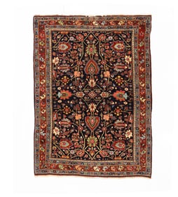Antique Persian Bidjar Rug 3?7" x 5?2" (1.09 x 1.57 M)