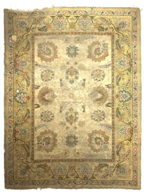 Antique Indian Amritsar Rug 9'3" x 12'1" (2.82 x 3.68 M)