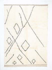 Vintage Moroccan Rug 8'6" x 11'7" (2.59 x 3.53 M)