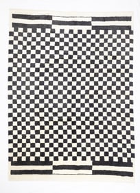 Vintage Moroccan Rug 9'2" x 12'2" (2.79 x 3.71 M)