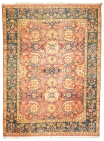 Indian Agra Rug 8'11" x 12'1" (2.72 x 3.68 M)